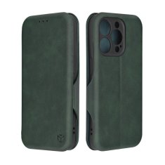 Techsuit Safe Wallet Plus otvárací obal na - iPhone 14 pro - zelená
