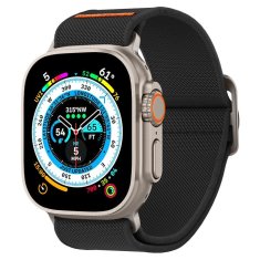 Spigen Fit Lite Ultra remienok pre - Apple Watch 1/2/3/4/5/6/7/8/SE/SE 2/Ultra (42/44/45/49 mm) - Čierna