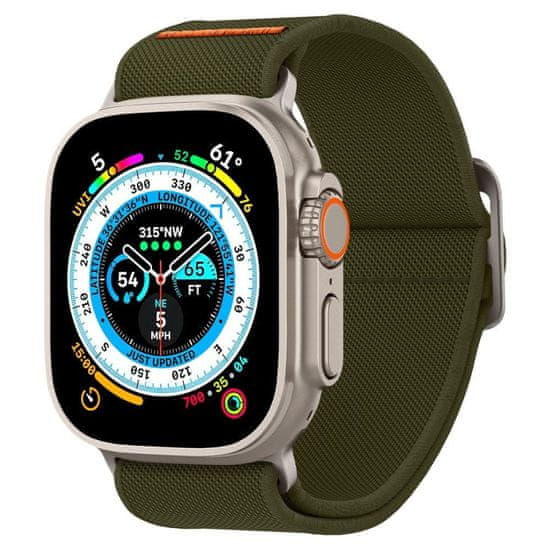 Spigen Fit Lite Ultra remienok pre - Apple Watch 1/2/3/4/5/6/7/8/SE/SE 2/Ultra (42/44/45/49 mm) - Khaki