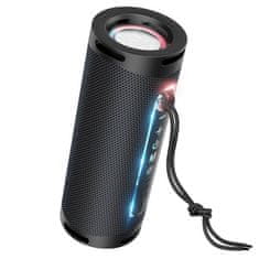 Hoco Bezdrôtový prenosný reproduktor Dazzling pulse (HC9) - s okolitým svetlom, Bluetooth 5.1, 10 W - čierny