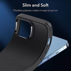 ESR Air Shield Boost Kickstand kryt na - iPhone 13 pro - priesvitná čierna