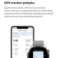 Bomba Smart hodinky ES055 - NFC, GPS, športové funkcie + remienok naviac