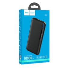 Hoco Power banka Easylink (J82) - 2xUSB-A, Micro-USB, USB Type-C, LED indikátor, 10000 mAh - čierna