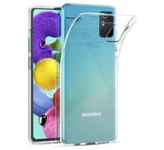 Bomba Transparentné Slim silikónové puzdro pre samsung Galaxy A6 (2018) transparentná