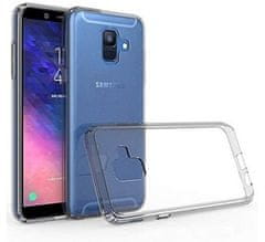 Bomba Transparentné Slim silikónové puzdro pre samsung Galaxy A6 (2018) transparentná