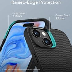 ESR Air Shield Boost Kickstand kryt na - iPhone 15 - Translucent čierna