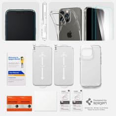 Spigen Crystal Pack 360 ochrana displeja + kryt - iPhone 14 pro Max - Crystal transparentná