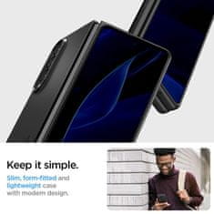 Spigen AirSkin kryt na telefón - Samsung Galaxy Z Fold4 - čierny