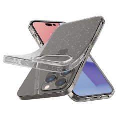 Spigen Liquid Crystal Glitter kryt na - iPhone 14 pro Max - Crystal Quartz