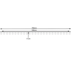 Gardlov Solární girlanda 7m 2V IP44 23865