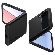 Spigen Thin Fit ochranný kryt na - Samsung Galaxy Z Flip3 5G - čierny