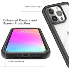 Techsuit Defense360 PRO kryt + ochrana displeja - iPhone 14 pro - čierna