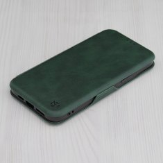 Techsuit Safe Wallet Plus otvárací obal na - iPhone 15 pro - Green