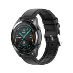 Techsuit Remienok 20mm (W007) - Samsung Galaxy Watch 4/5/Active 2, Huawei Watch GT 3 (42mm)/GT 3 pre (43mm) - čierna