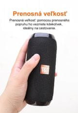 Bomba Bluetooth prenosný reproduktor s FM, SD, AUX, USB, HandsFree TG117 Maskáčová