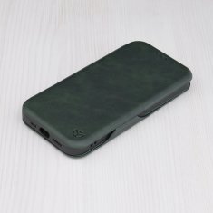 Techsuit Safe Wallet Plus otvárací obal na - iPhone 14 pro - zelená