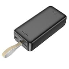 Hoco Power Banka Smart (J111B) - 2x USB, Typ-C, Micro-USB, s LED pre kontrolu batérie a popruhom, 2A, 30000mAh