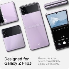 Spigen AirSkin kryt na telefón - Samsung Galaxy Z Flip3 5G - transparentná