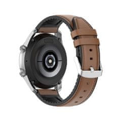 Techsuit Remienok 20mm (W007) - Samsung Galaxy Watch 4/5/Active 2, Huawei Watch GT 3 (42mm)/GT 3 pre (43mm) - hnedá