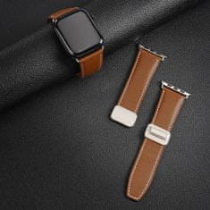 Dux Ducis Ya remienok na Apple Watch 42/44/45/49mm, brown