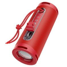 Hoco Bezdrôtový prenosný reproduktor Dazzling pulse (HC9) - s okolitým svetlom, Bluetooth 5.1, 10 W - červený