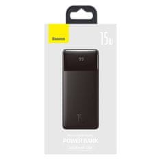 BASEUS Powerbanka Bipow 20000mAh, 2xUSB, USB-C, 15W (čierna)