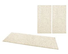 BT Carpet Spálňová sada Wolly 102843 Creme (Rozmery kobercov 3 diely: 67x140 (2x), 67x250 (1x))