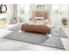 BT Carpet Spálňová sada Wolly 102840 Grey (Rozmery kobercov 3 diely: 67x140 (2x), 67x250 (1x))