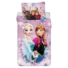 Jerry Fabrics Disney Frozen Pink-purple bedding cover 140×200cm, 70×90 cm