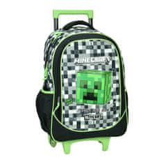 GIM Školská taška Minecraft Grey Stone rolovacia 46 cm