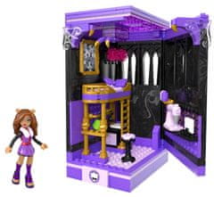 MEGA BLOKS Mega Monster High Clawdeen a jeskyně, stavebnice pro sběratele, 299 dílků HXM32