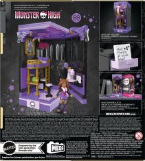 MEGA BLOKS Mega Monster High Clawdeen a jeskyně, stavebnice pro sběratele, 299 dílků HXM32