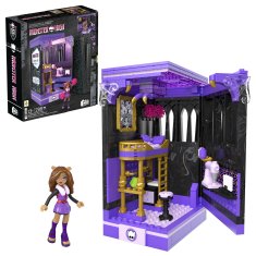 MEGA BLOKS Mega Monster High Clawdeen a jeskyně, stavebnice pro sběratele, 299 dílků HXM32