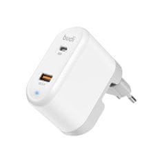 Budi Budi 328E nabíjačka mobilných zariadení USB+USB-C, 18W