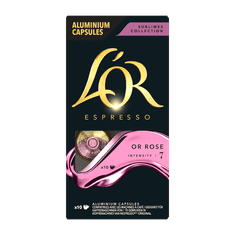 L'Or Espresso Or Rose, 10 ks kapslí pro Nespresso Original kávovary