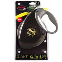 Flexi Giant PLUS popruh XL 8m od 50kg čierne pre zvlášť veľkých a silných psov