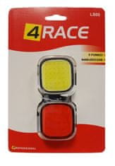 4Race Blikačka predná+zadná Mini USB čierne