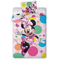 FARO Textil Detské obliečky Myška Minnie s motýlikmi 140x200 cm