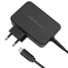 Qoltec PD 120W Turbo rýchlonabíjačka | 5-28V | 3-4,5A | USB-C | Čierna