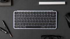 Keychron B1 Pro Bezdrôtová klávesnica Ultra-Slim, Bluetooth & 2.4GHz, Space Gray - B1P-K1