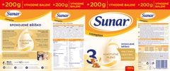 Sunar Complex 3 batolecí mléko 800 g