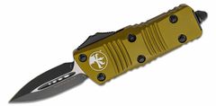 Microtech 238-1OD MINI TROODON OD Green automatický nôž 5 cm, čierna, zelená, hliník