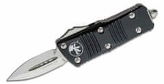 Microtech 238-4 MINI TROODON Satin automatický nôž 5 cm, čierna, hliník