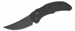 Microtech 268A-3DLCTSH Brachial Shadow automatický nôž 8,9 cm, celočierna, hliník