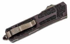 Microtech 280-1DLCTSH Scarab II Shadow automatický taktický nôž 10 cm, celočierna, hliník 