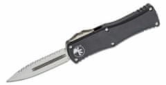 Microtech 702-12 HERA Stonewash Serrated automatický nôž 7,9 cm, Stonewash, čierna, hliník 