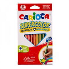 Carioca Farbičky SUPERCOLOR MAXI trojhranné, nelámavé12 ks