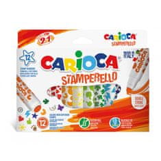 Carioca Fixky s pečiatkou Carioca Stamp Markers 12 ks