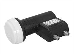 LTC LNB Twin 0,1 dB, LTC LXSAT402, Black 