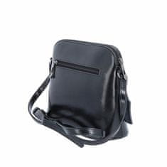 NOELIA BOLGER Dámska kožená crossbody kabelka NB 0078 black